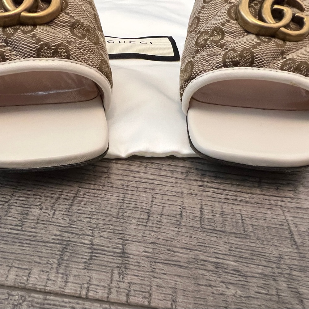 Gucci Jolie GG Monogram Canvas Sandals - Picture 6 of 9
